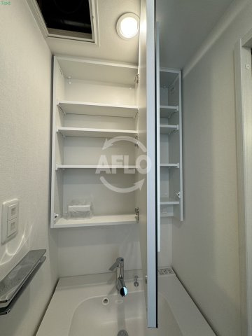 シーズンフラッツ梅田EASTの収納|シーズンフラッツ梅田EAST　独立洗面台