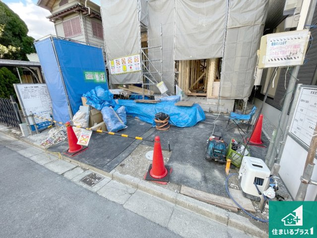 松原市小川　第3期　新築一戸建ての外観|現在建築中！落ち着いた街並みで新生活を始めることが出来そう！周辺の物件も併せてご紹介させて頂きます！