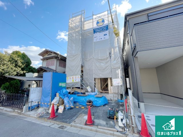 松原市小川　第3期　新築一戸建ての外観|現在建築中！落ち着いた街並みで新生活を始めることが出来そう！周辺の物件も併せてご紹介させて頂きます！