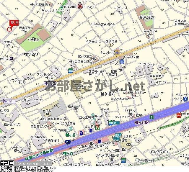 グレイスコート幡ヶ谷【おとり物件なし】#渋谷区の地図