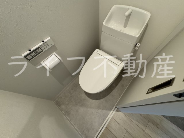 プレサンスクレージュ喜里川町のトイレ|シンプルで使いやすいトイレです
