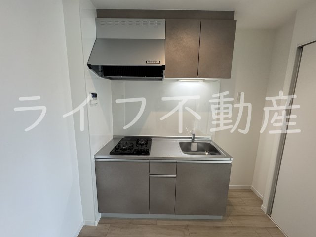 プレサンスクレージュ喜里川町のキッチン|きれいなキッチンです