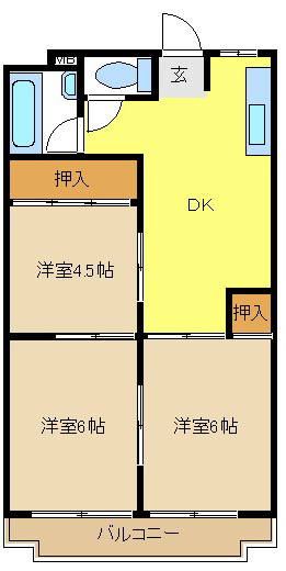 メゾン横町の間取り