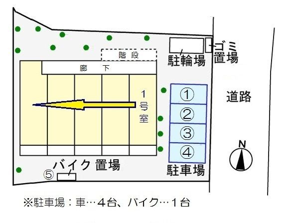 ＣＡＳＡ　１９３の駐車場
