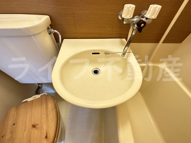 F-FLAT元町の洗面所|スペースが確保できる洗面所です