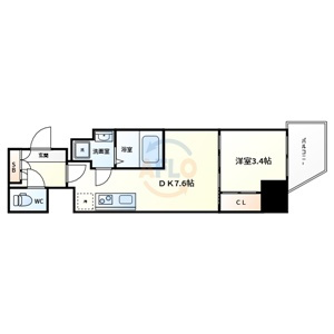 アプリーレ松屋町の間取り|アプリーレ松屋町　間取り