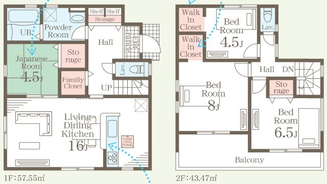 【間取り】 | 上益城郡益城町小池1号棟