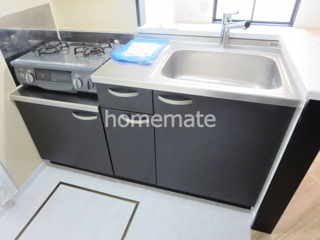 熊本市中央区黒髪５丁目の賃貸マンションのキッチン