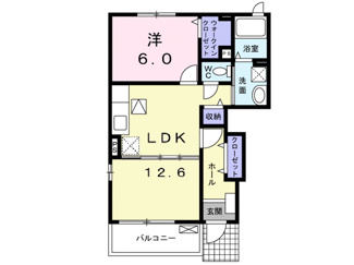 【間取り】 | フローレンスつくばＡ