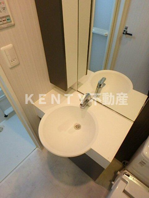 【洗面所】 | グランド・ガーラ大森 | スタイリッシュな独立洗面台！