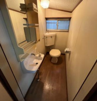 大阪市阿倍野区阪南町　中古テラスハウスの洗面所