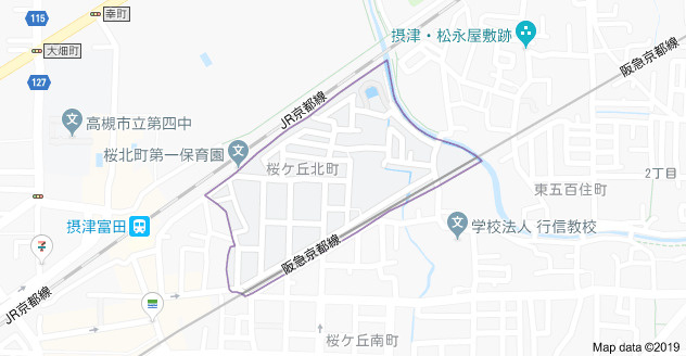 レステ・ビュー桜ヶ丘北町の地図