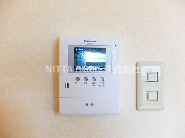 丹波市氷上町横田の賃貸マンションのセキュリティ|カメラ付きインターホン付きです！