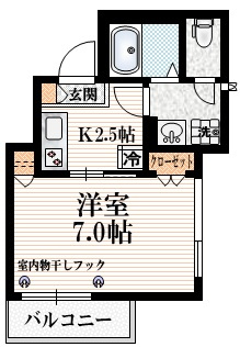 Rio中野坂上の間取り