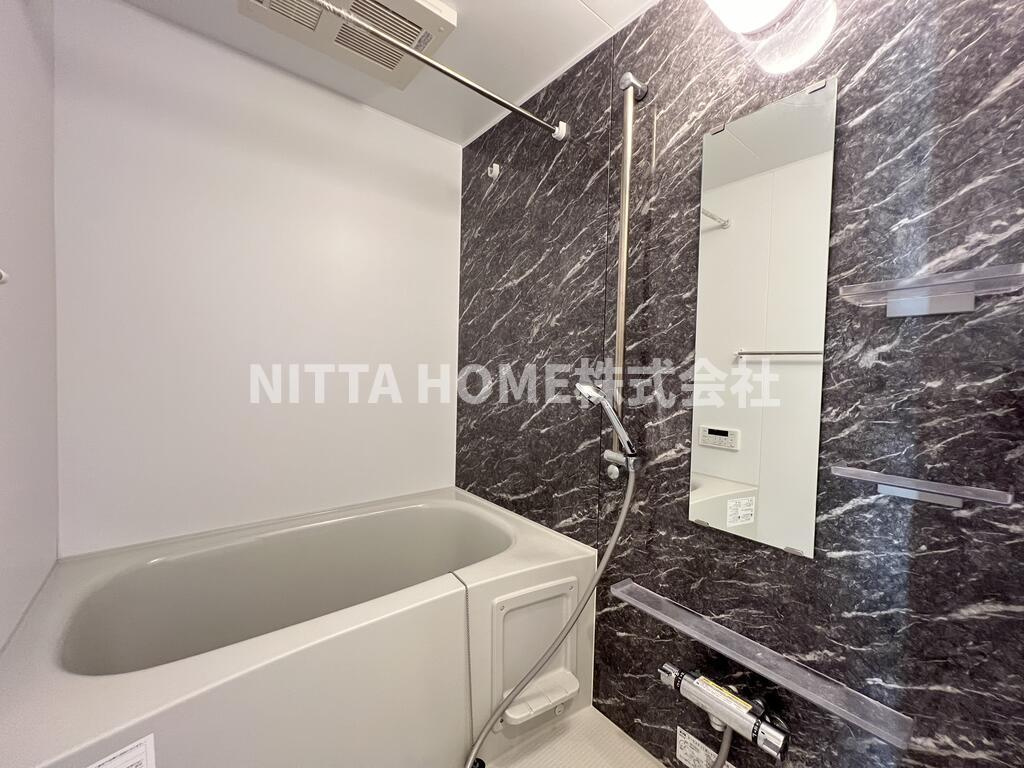 丹波市氷上町市辺のアパートの浴室|追い炊き機能・浴室乾燥機も設置済み◎