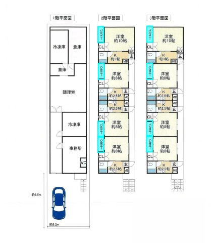 大阪市住之江区1棟収益マンション　全空物件！の間取り