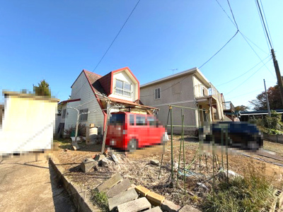 【前面道路含む現地写真】 | 建物二棟　鉾田市梶山　中古戸建