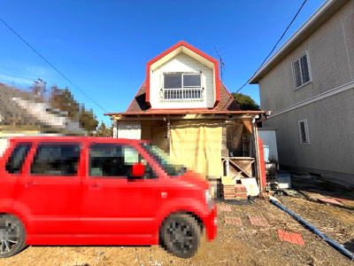 【前面道路含む現地写真】 | 建物二棟　鉾田市梶山　中古戸建