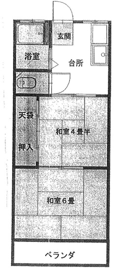 河上マンションの間取り