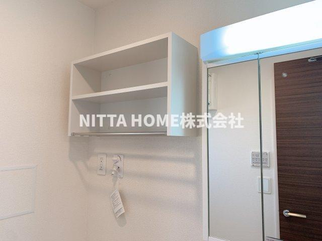 丹波篠山市味間南のアパートの洗面所|洗面収納♪