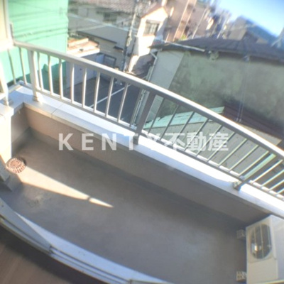 【バルコニー】 | 梅屋敷ビル | 外からの目が気にならないバルコニーで洗濯物が干せます