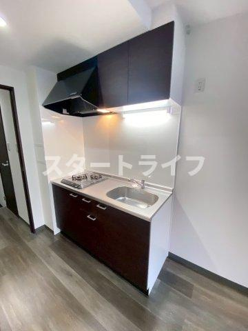 大阪市東淀川区菅原２丁目の賃貸マンションのキッチン