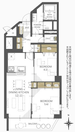二条プラザの間取り|間取図