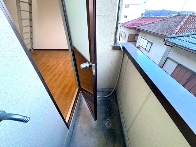 ゴールドハイツのバルコニー