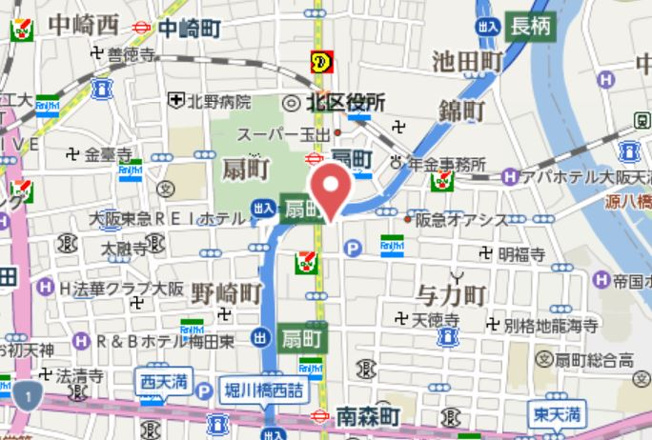 【地図】 | プレサンス扇町駅前