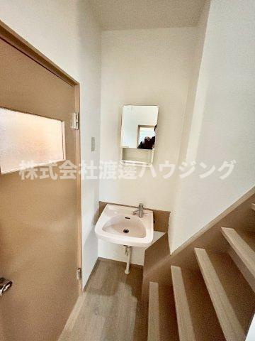 瓜破東テラスハウスの洗面所