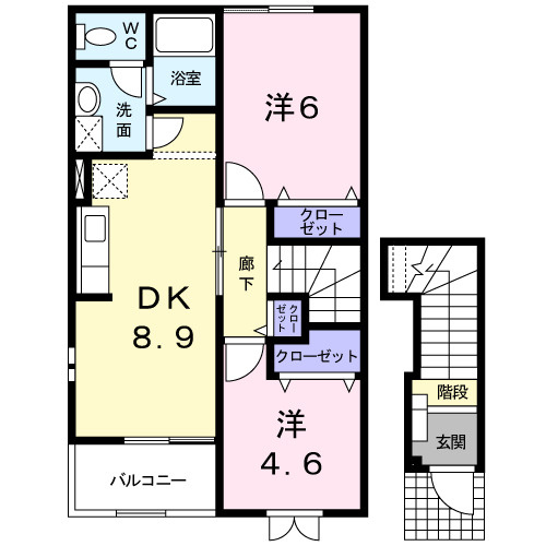 【間取り】 | アスピラシオンⅡ
