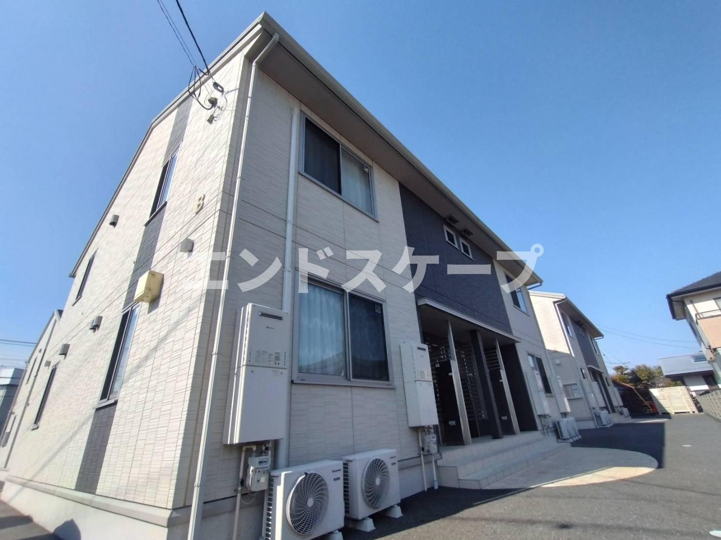 ワイ・ヴィクトワール　Ｂの外観|高崎、前橋のお部屋探しはエンドスケープまで！お客様の理想お聞かせ下さい♪