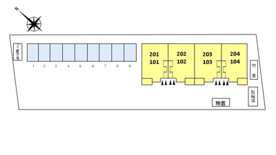 【区画図】 | ラルーチェ