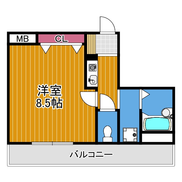 サンコークレアールの間取り