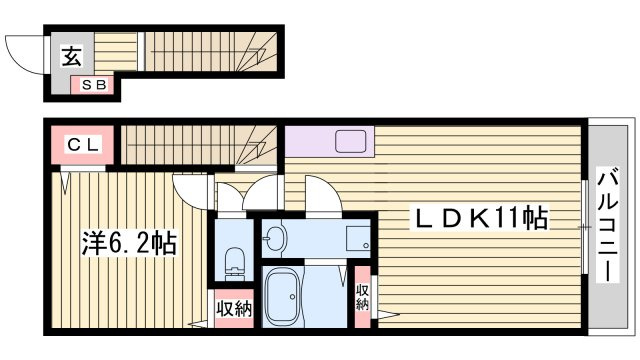 K’sウエスト神戸の間取り