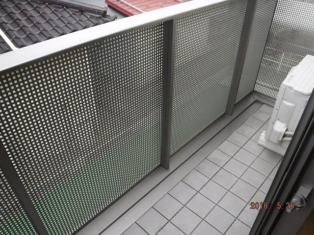 アサヒのバルコニー