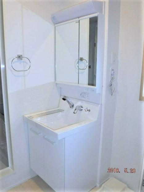 アサヒの洗面所