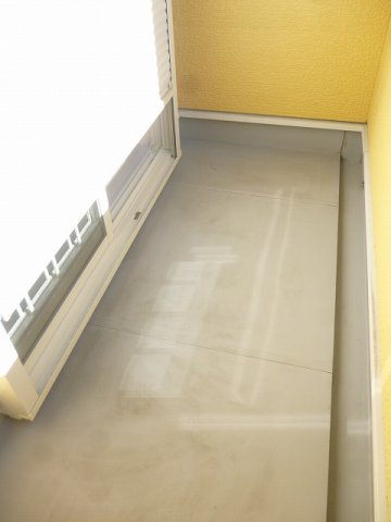 コーポ峰のバルコニー