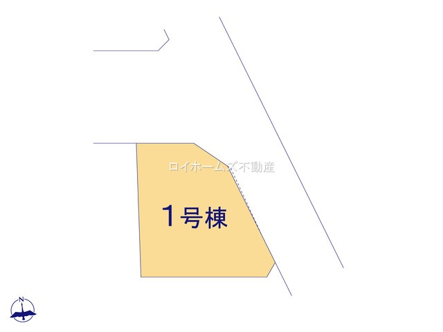【区画図】 | 名古屋市昭和区長戸町６丁目1-22『仲介料無料』新築戸建て | 1号棟