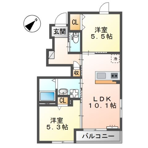 オリオンの間取り