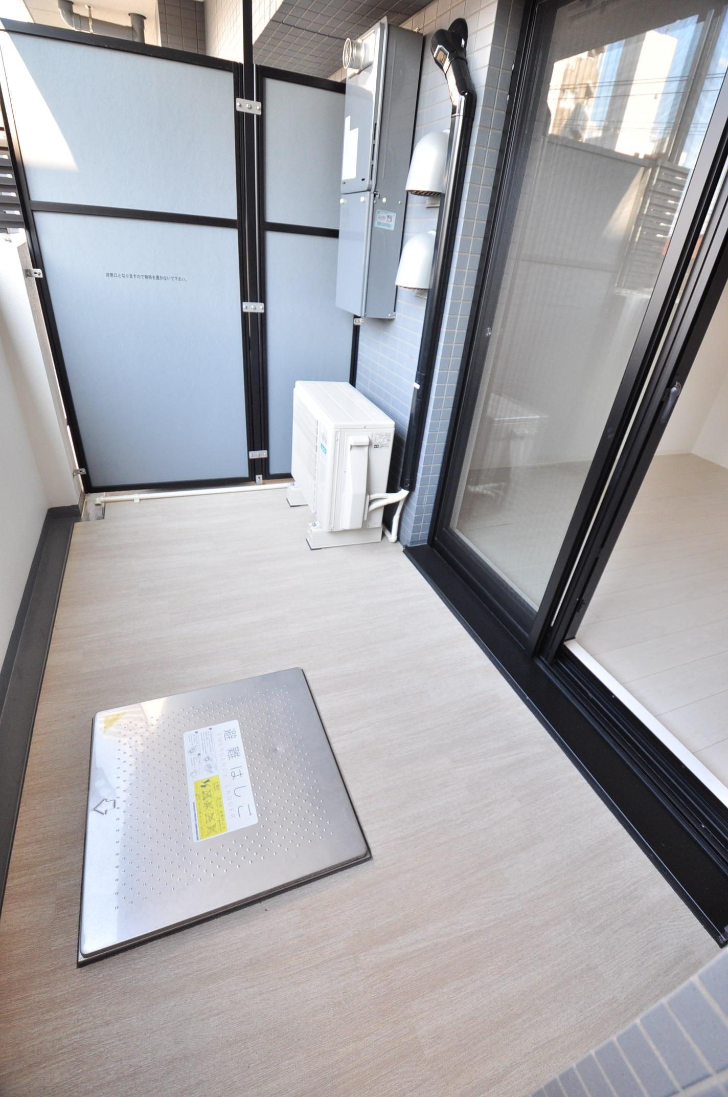 大阪市都島区中野町４丁目の賃貸マンションのバルコニー