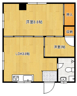 【間取り】 | 知念アパート
