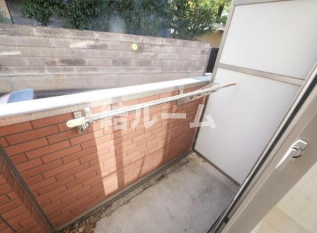 練馬区貫井２丁目のアパートのバルコニー