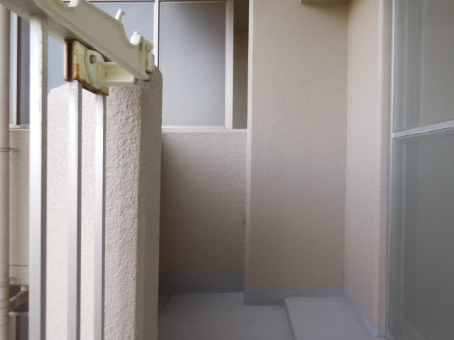 万葉ハイツ水無瀬のバルコニー