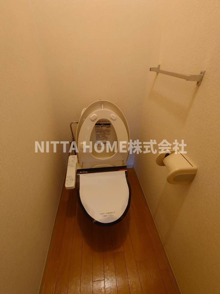 リバティーハイツのトイレ|ウォシュレットも完備！