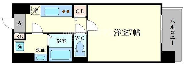 アドバンス大阪ルーチェの間取り