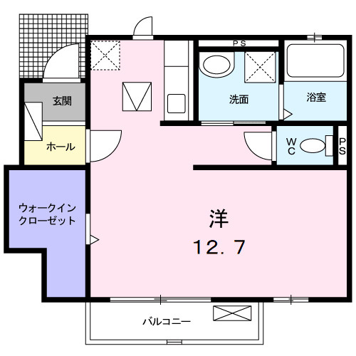 ニコ　ヴィラージュＢ　　刈谷市近郊の賃貸はクラスホームの間取り