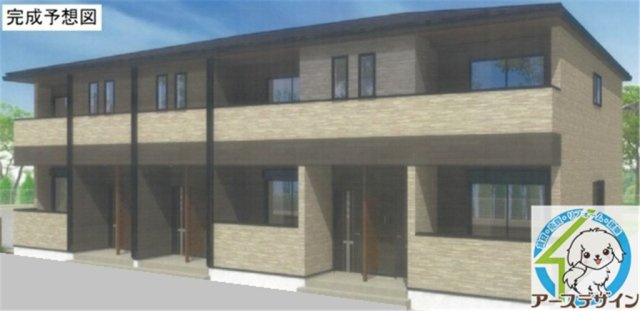 ヒカルサ稲美天満　Ⅱの外観|パース写真