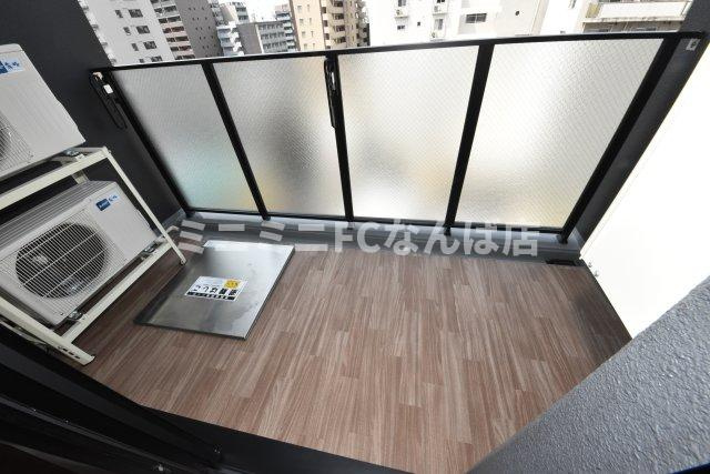 ルフォンプログレ新町のバルコニー