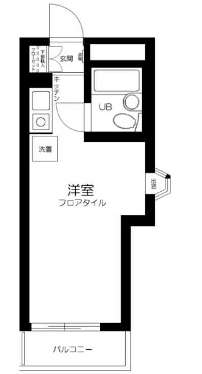 ハイ・シティ三軒茶屋第2　駅近　分譲　オートロックの間取り